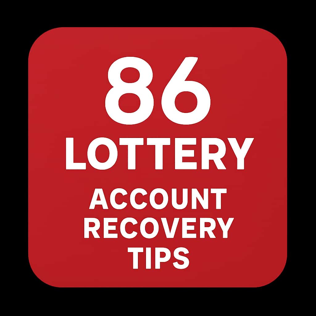 Icon representing 86 Lottery Account Recovery Tips.