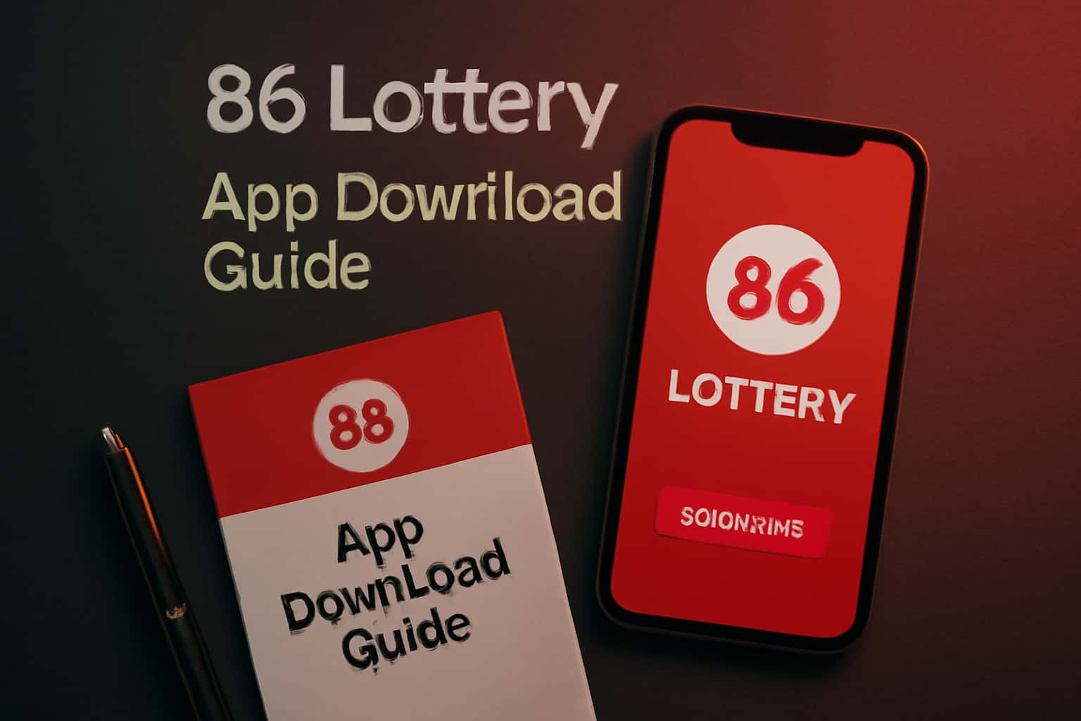 An informative scene showcasing the 86 Lottery App Download Guide with relevant details.