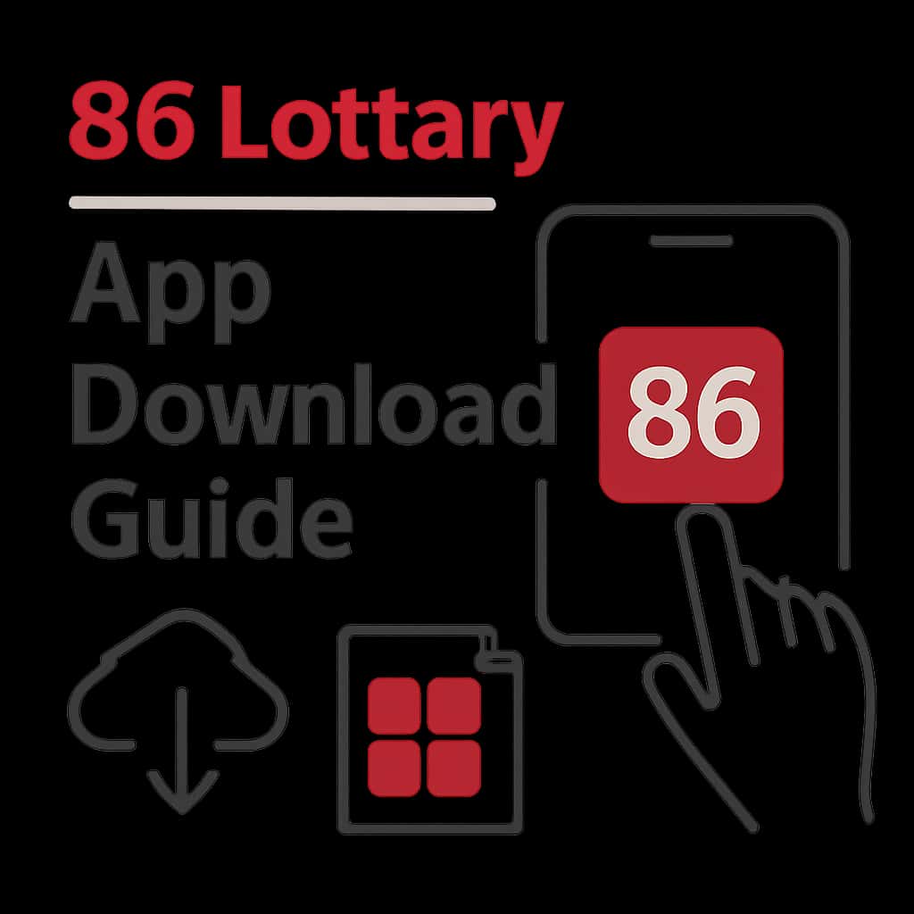 An educational illustration related to the 86 Lottery App Download process.
