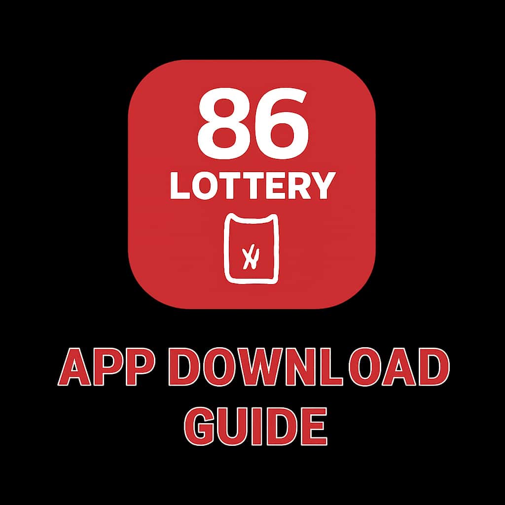 An icon representing the 86 Lottery App Download Guide.
