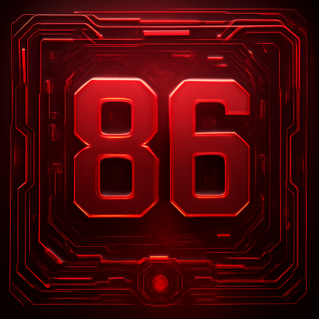 Illustration detailing the 86 Lottery login process.