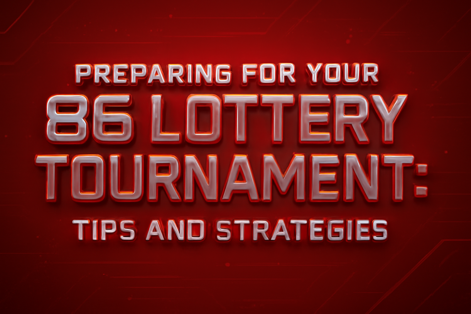 Informational graphic depicting the 86 Lottery Login Guide.