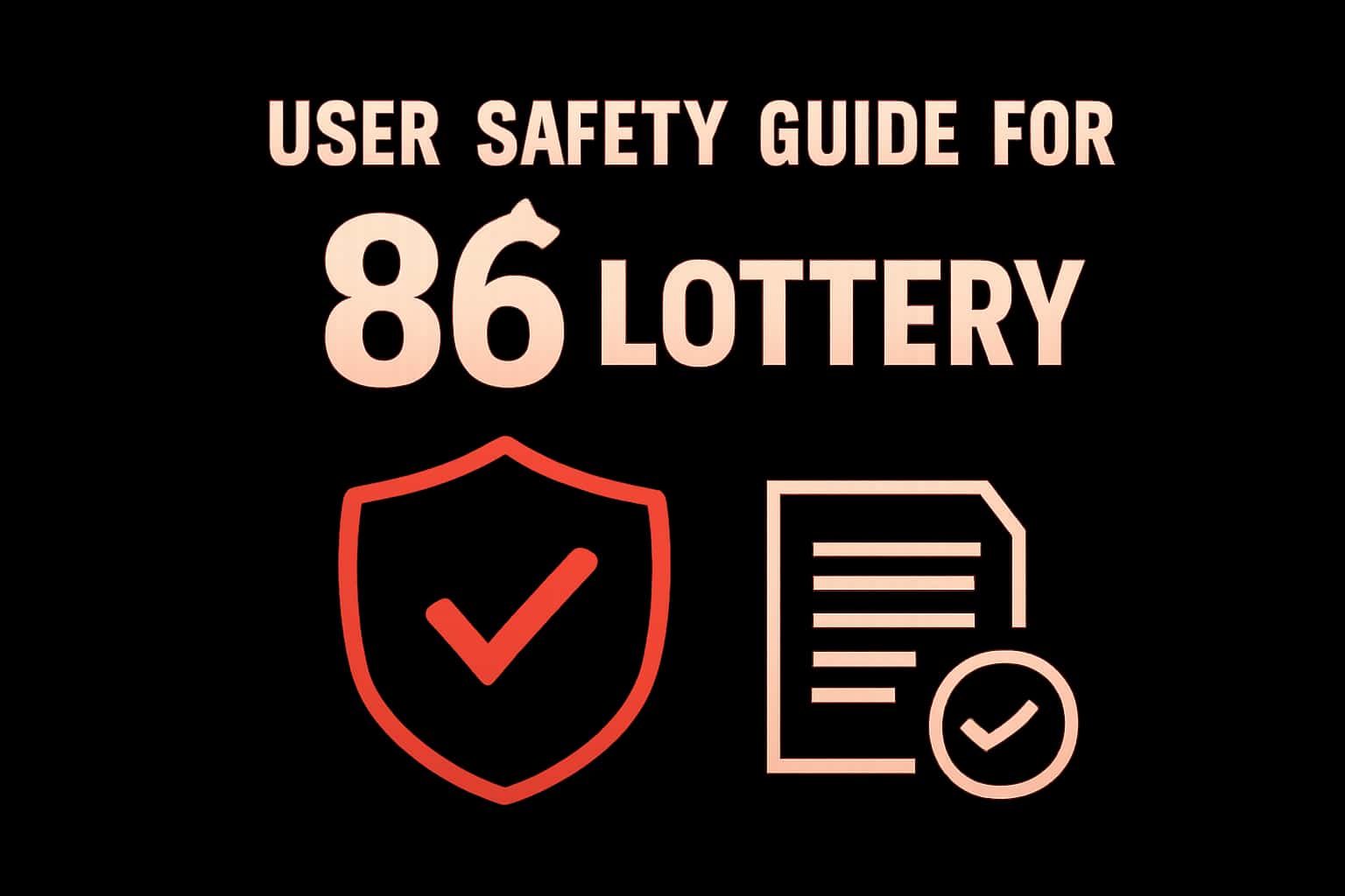 Hero image representing User Safety Guide for 86 Lottery.