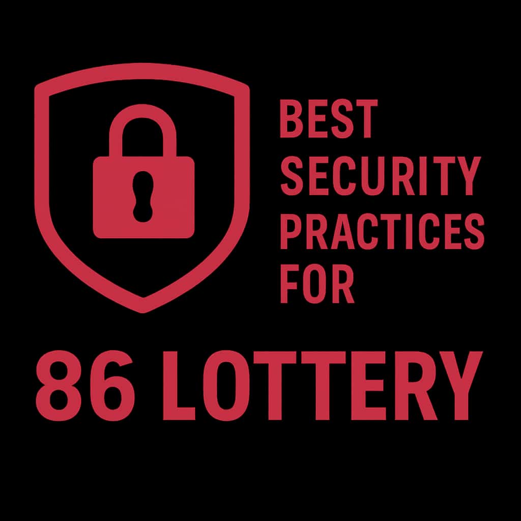 Icon representing best security practices for 86 Lottery.