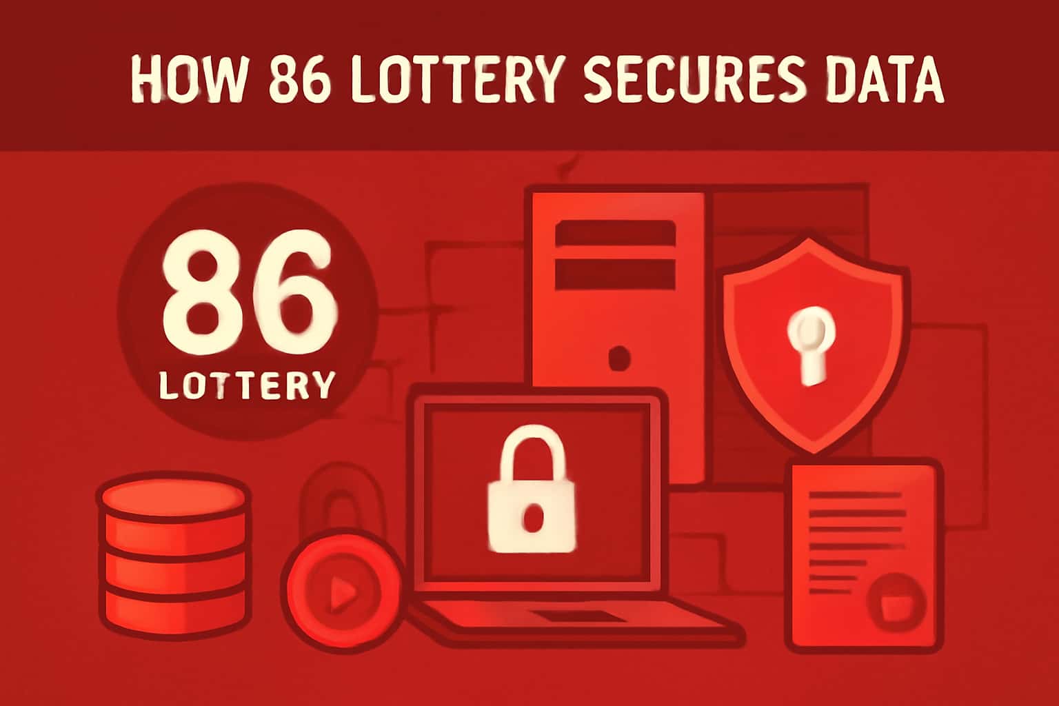 An informative scene demonstrating data security measures in a digital environment.