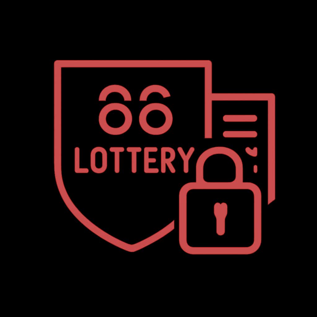 An icon symbolizing data security for 86 Lottery, focused on protection.