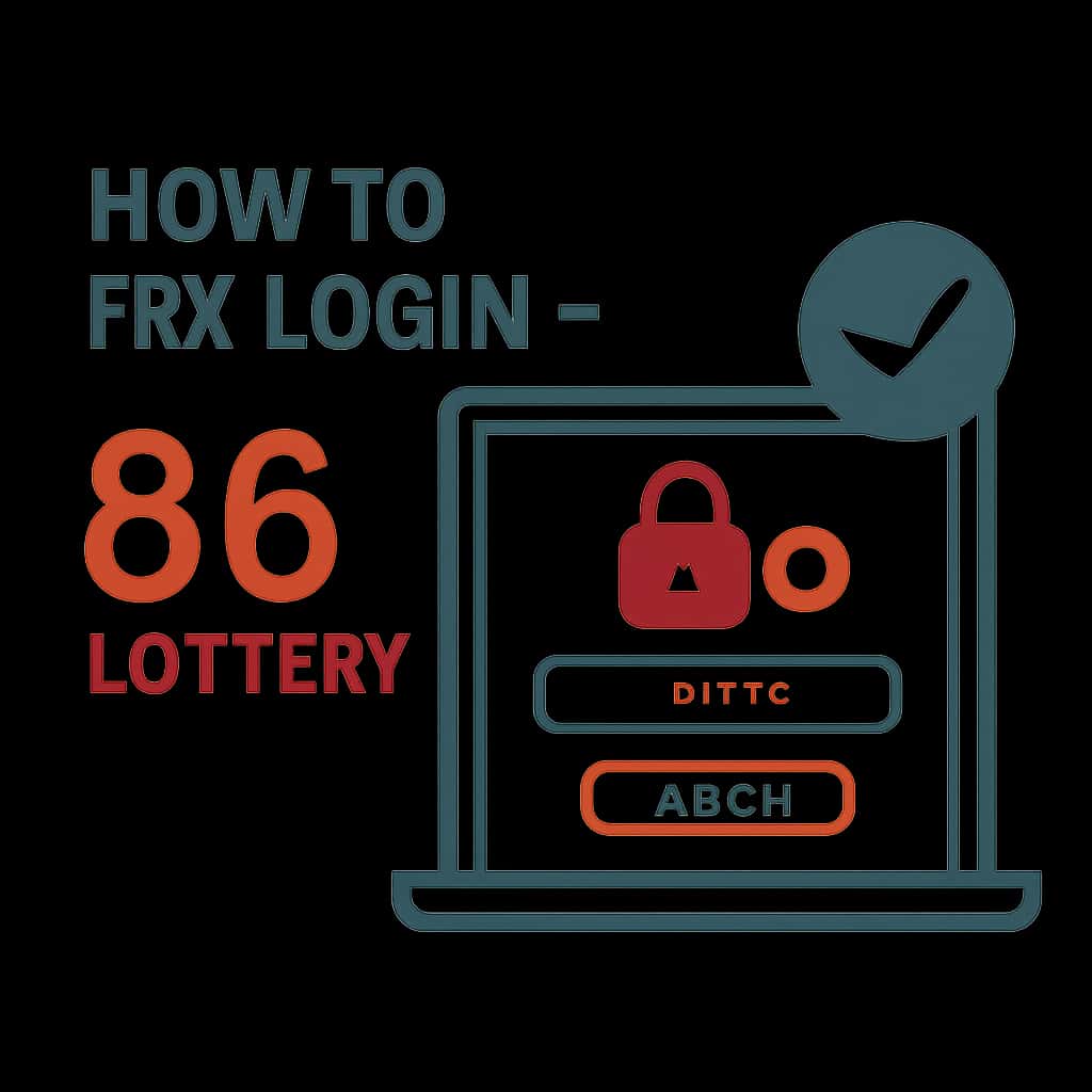 Illustration of common login problems and solutions for 86 Lottery.