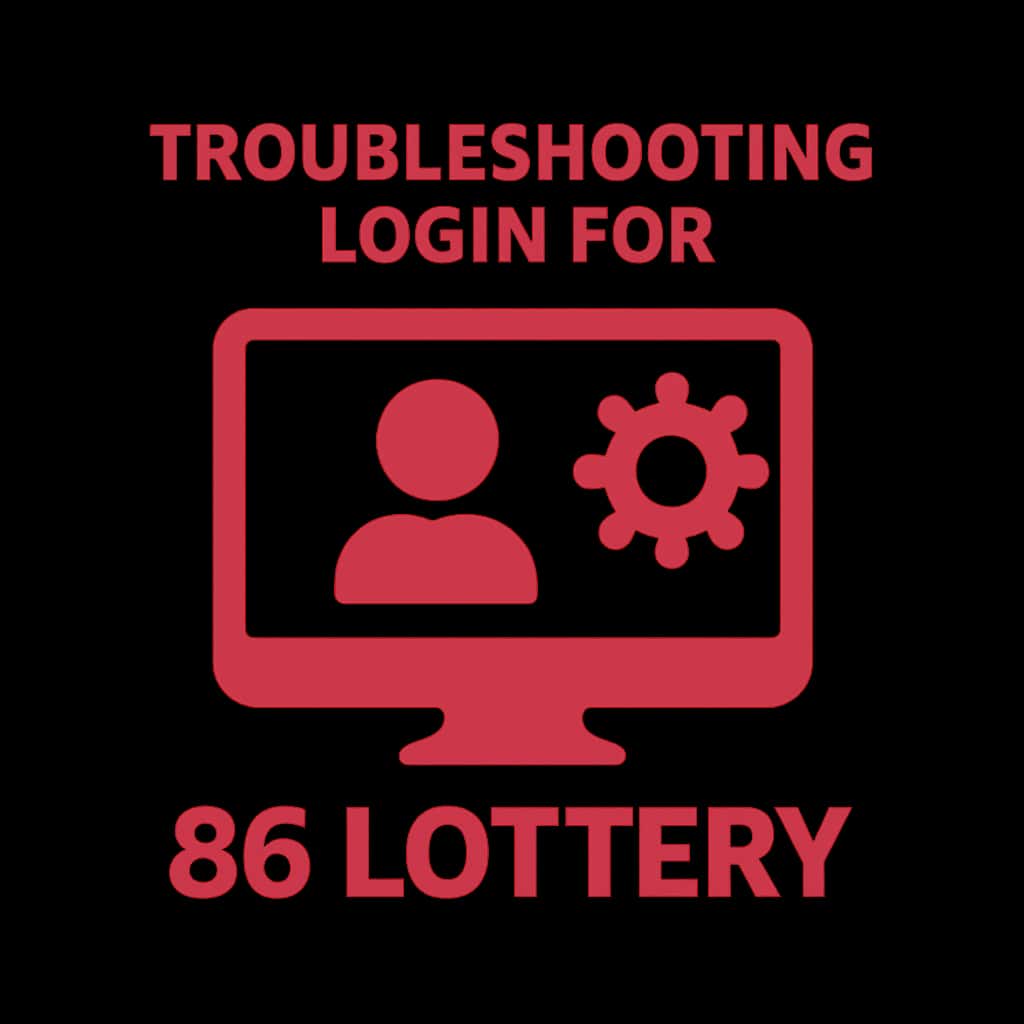 Icon representing support for 86 Lottery login troubleshooting.